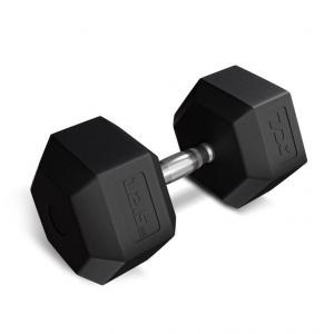 Hantel stalowy gumowany 12.5kg