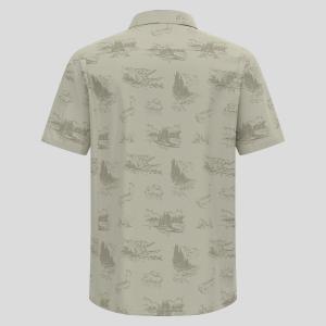 Koszula turystyczna męska Odlo Essential S/S Print Shirt S/S