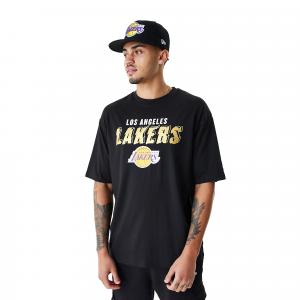 Koszulka męska New Era Team Script OS Tee Los Angeles Lakers