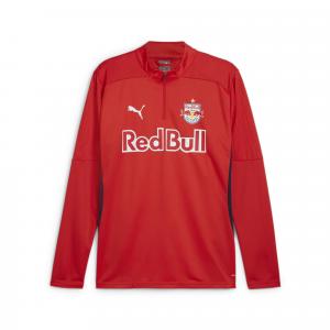 Męska bluza treningowa z zamkiem 1/4 FC Red Bull Salzburg PUMA Red Navy Blue