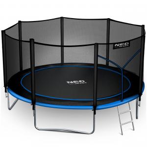 Trampolina ogrodowa z siatką zewnętrzną Neo-Sport 374cm 12ft