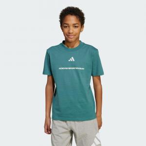 Koszulka adidas Boys Slogan Single Jersey Kids