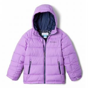 Kurtka Turystyczna Puchowa Dziecięca Columbia Pike Lake II Hooded Jacket