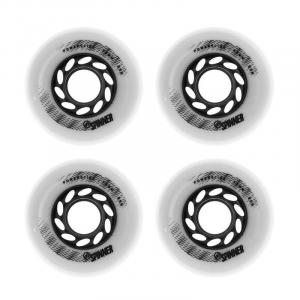 4 koła do rolek Powerslide Spinner 68mm/85a Full Profile Białe