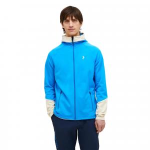 Bluza Peak Performance męska Rider Zip Hood niebieska - L