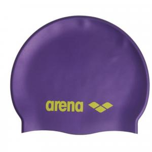 Czepek silikonowy na basen Arena Classic Fioletowy