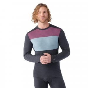 Longsleeve męski Smartwool Thermal Merino Baselayer Colorblock Crew Boxed