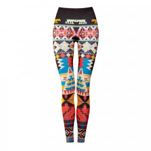 Legginsy sportowe damskie DEEP TRIP Peru