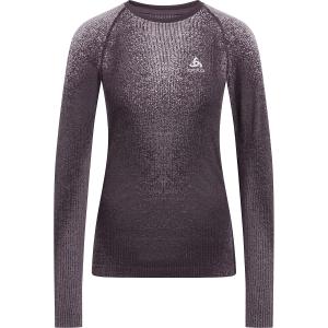 Bluza termoaktywna damska Odlo Performance Warm Blackcomb BL Top Crew Neck LS