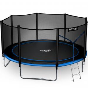 Trampolina ogrodowa z siatką zewnętrzną Neo-Sport 435cm 14ft