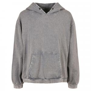 Damska Bluza Z Kapturem Acid Wash Oversized Hoodie