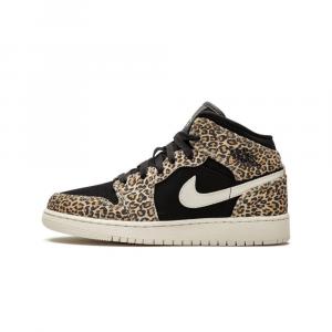 Buty do chodzenia dla dorosłych Air Jordan 1 Mid SE Leopard