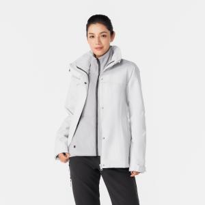 Kurtka turystyczna damska zimowa Quechua NH100 3w1 0°C wodoodporna