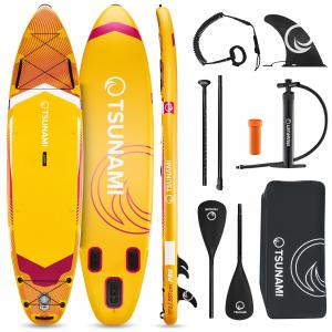 Deska SUP PRO stand up paddle pompowana do pływania all-round TSUNAMI T11 350 cm