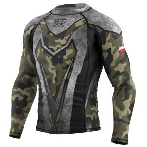 Koszulka sportowa męska Rashguard do MMA EXTREME HOBBY MILITARY