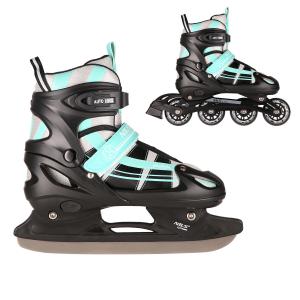 Łyżworolki z wymienną płozą hokejową Nils Extreme NH18366A 2w1