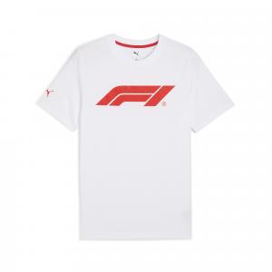 Męska koszulka F1® Essentials z logo PUMA White