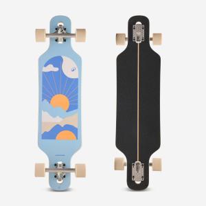 Deskorolka longboard dla początkujących Drop 100 Mini Sunrise