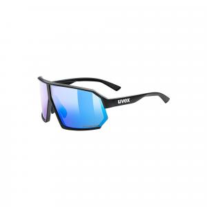Okulary przeciwsłoneczne Uvex Sportstyle 237 CV - black matt/mirror blue