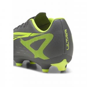 Buty piłkarskie ULTRA 5 PLAY FG/AG PUMA Matte Aged Silver Yellow Alert Blue Gray