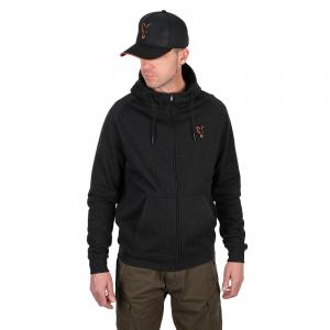 Bluza Wędkarska Z Kapturem Fox Collection Lw Hoody Black/Orange