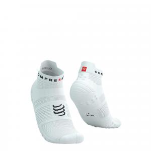 Skarpetki biegowe Compressport ProRacing Socks V4 Run Low white/black
