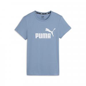 Damska koszulka z logo Essentials PUMA Zen Blue