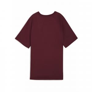 Damska koszulka Evostripe o luźnym kroju z grafiką PUMA Ruby Shimmer Red