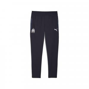 Męskie spodnie treningowe Olympique Marsylia PUMA New Navy White Blue