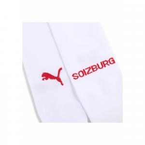 Męskie gładkie skarpety FC Red Bull Salzburg 24/25 PUMA White Red