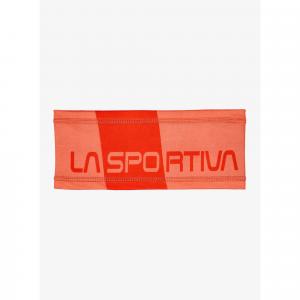 Opaska sportowa na głowę La Sportiva Diagonal Headband - flamingo/cherry tomato