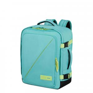 Plecak kabinowy American Tourister Take2cabin S/M - dusty turquoise/lime
