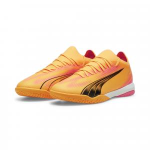 Buty piłkarskie ULTRA MATCH IT PUMA Sun Stream Black Sunset Glow Orange Pink