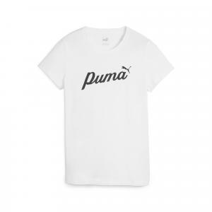 Damska koszulka ESS+ Script PUMA White