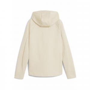 Damska rozpinana bluza Evostripe z kapturem PUMA Alpine Snow White