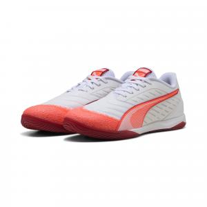 Halowe buty piłkarskie IBERO IV PUMA White Glowing Red Dark Crimson Black