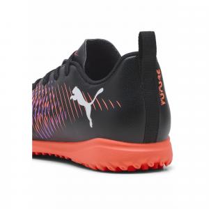 Młodzieżowe buty piłkarskie FUTURE 8 PLAY TT PUMA Black White Glowing Red