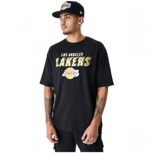 Koszulka męska New Era Team Script OS Tee Los Angeles Lakers