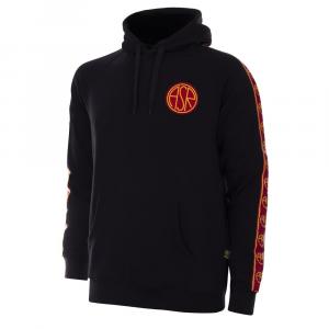 Bluza dla dorosłych z Kapturem - Dorosły - Taper Czarny AS Roma - Czarny