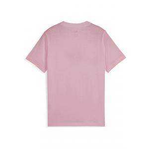 Młodzieżowa koszulka Essentials Script PUMA Poised Pink