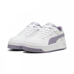 Dziecięce sneakersy Carina Street PUMA White Pale Plum Silver Purple Metallic