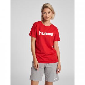 Koszulka sportowa z krótkim rękawem damska Hummel Cotton Logo