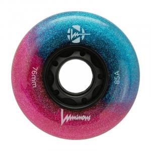 4 kółka do rolek fitness Luminous LED 76mm/85a świecące