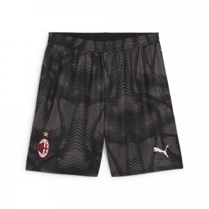 Męskie szorty bramkarskie AC Milan 24/25 PUMA Black Dark Coal Gray