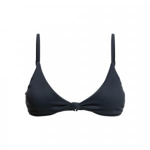 Trójkątny stanik bikini ROXY LOVE THE SURF KNOT Czarny Kobiety