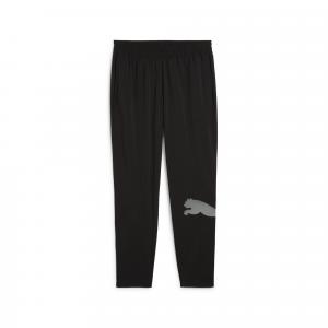 Męskie spodnie Train All Day z dużym logo PUMA Black