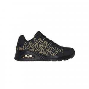 Buty damskie SKECHERS Jcrown Uno Heart color metallic