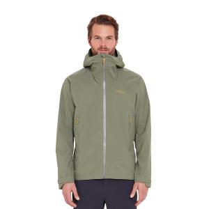 Kurtka przeciwdeszczowa męska Rab Downpour Light Jacket z kapturem
