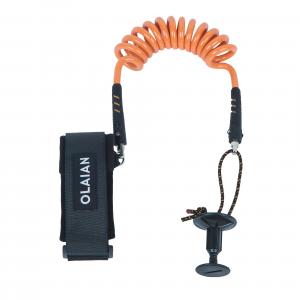 Leash do bodyboardu Olaian 500 2 w 1 na nadgarstek/biceps Plug w komplecie