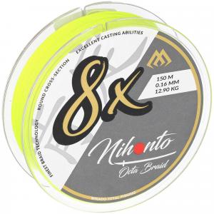 Plecionka Linka Wędkarska Mikado Nihonto Octa Fluo Żółta 0.18 Mm 150 M